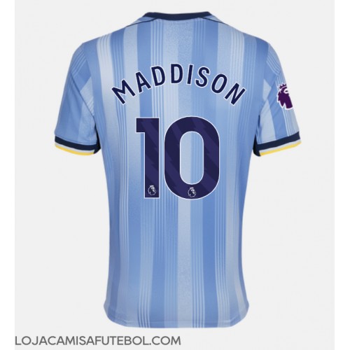 Camisa de Futebol Tottenham Hotspur James Maddison #10 Equipamento Secundário 2024-25 Manga Curta